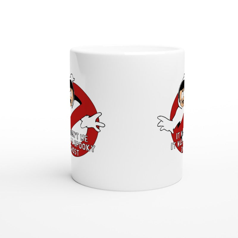 it was a spooky ghost 11oz mug